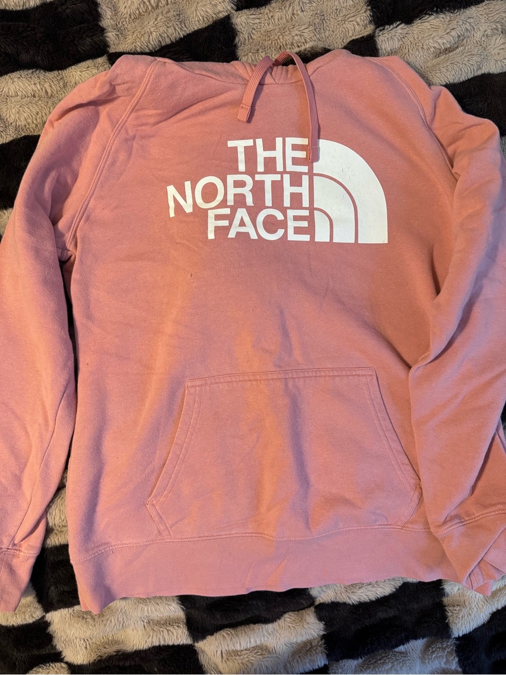 Women’s North Face Hoodie Pink Large